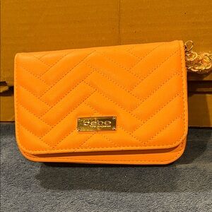 Bebe Pink Quilted Women's Bag